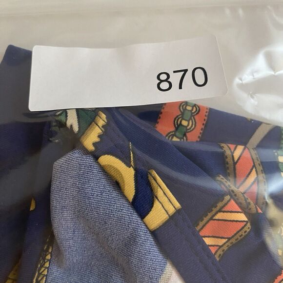 J McLaughlin Womens Top Medium Catalina Cloth Equestrian Horse Bit Long Sleeve - Picture 8 of 8